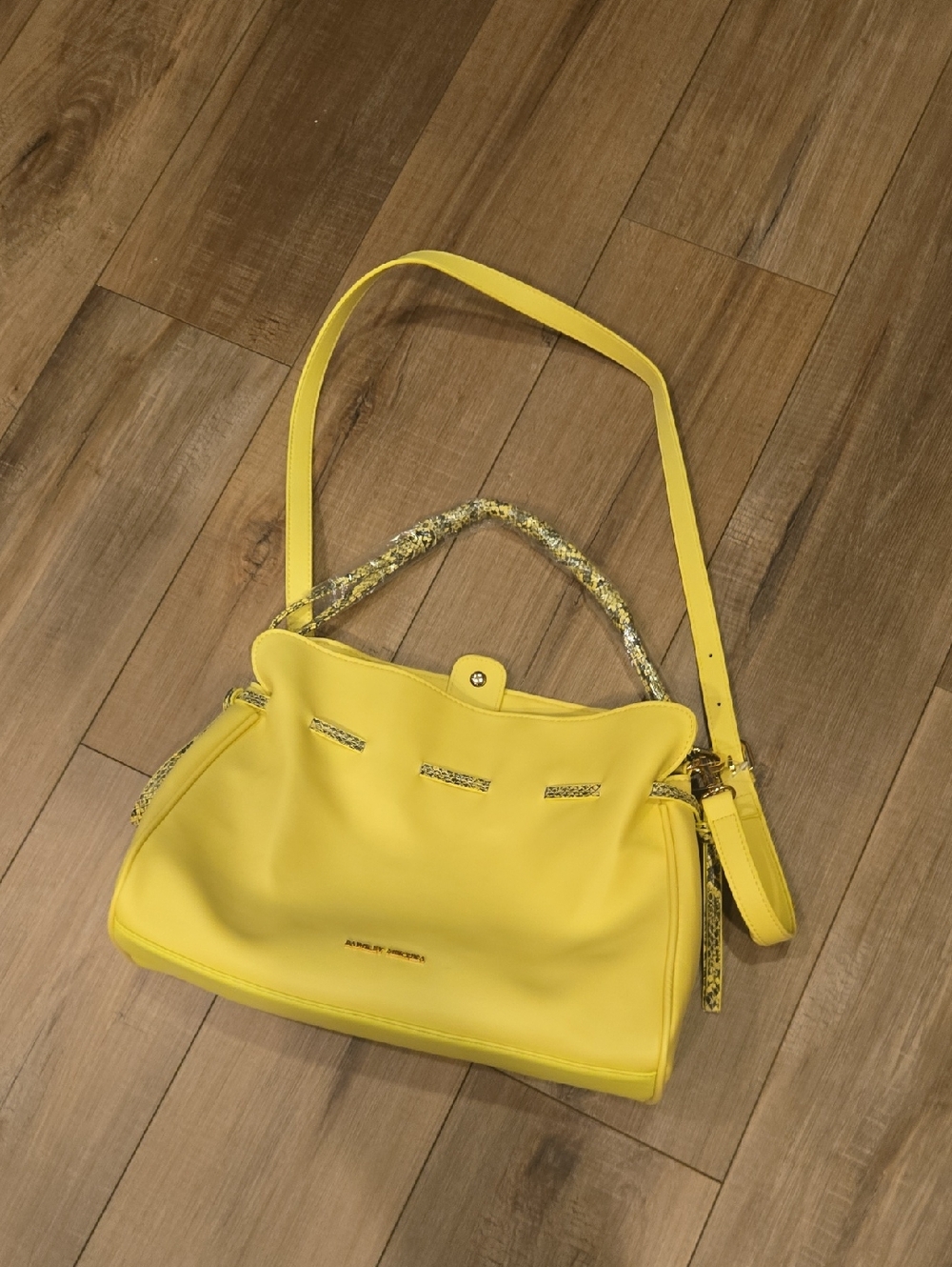 Badgley Mischka Crossbody Shoulder Tote Bag Vegan Leather